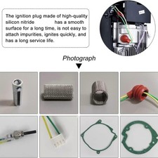 Weather Ceramic Glowing Plugs Kit 12V Heater Component for Truck Car Use