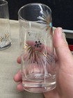 Libbey FIRECRACKER Glasses Starburst Gold & Teal Tumblers Barware 5.5" set of 3 — photo 7