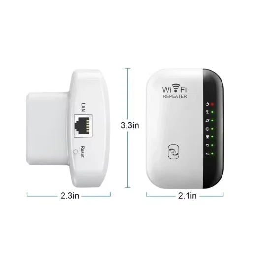 WiFi Signal Extender Range Repeater Booster Internet Amplifier 300Mbps UK Plug - Image 3 of 4