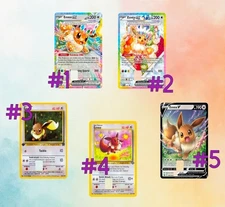 Evee Credit Debit Card Pokemon Skin Sticker Cover (Small Chip)