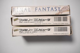 Famicom Final Fantasy 1 2 3 boxed Japan FC games US Seller