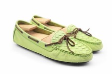 Bottega Veneta Shoes Women's EUR 38 green boat Bow Slip On Loafers