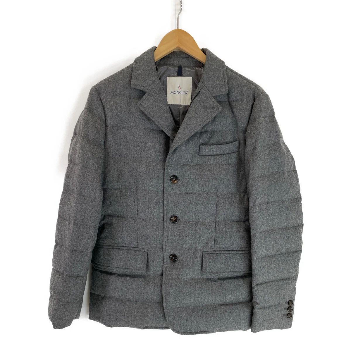 MONCLER RODIN Tailored Down Jacket 1 gray eBay