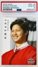 2018 Leaf Premier Rookies Shohei Ohtani RC Rookie  Card #PR-02 PSA 10 💎
