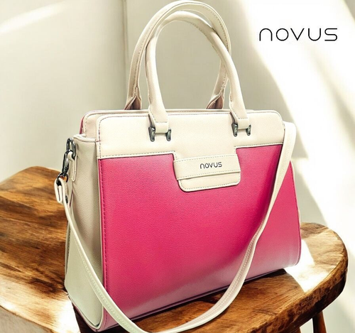 Leder Schultertasche echt Beuteltasche Vintage Handtasche rosa Handtasche Messenger Damen