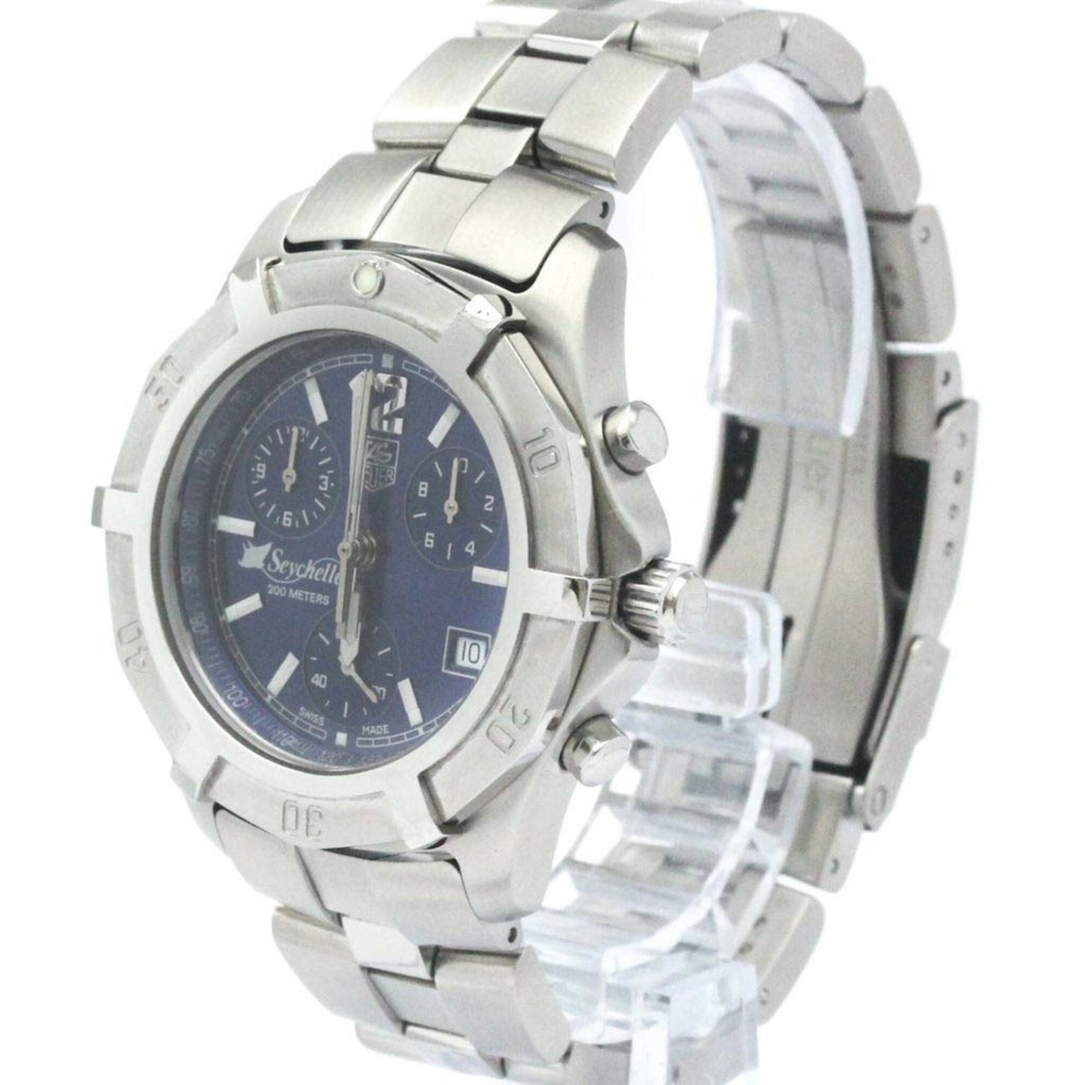 オ*ル様 レア美品TAG Heuer メンズ腕時計Seychelles限定品CN TAG Heuer Seychelles Blue Men's Watch - CN111D for sale