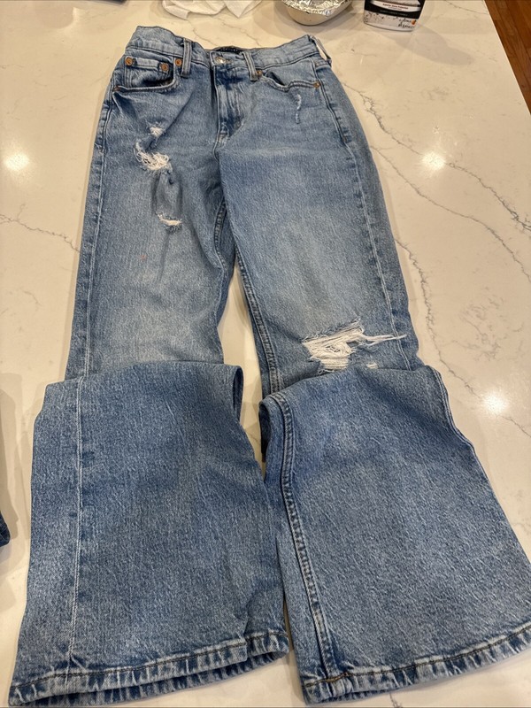 aero aeropostale high rise flaire jeans size 2