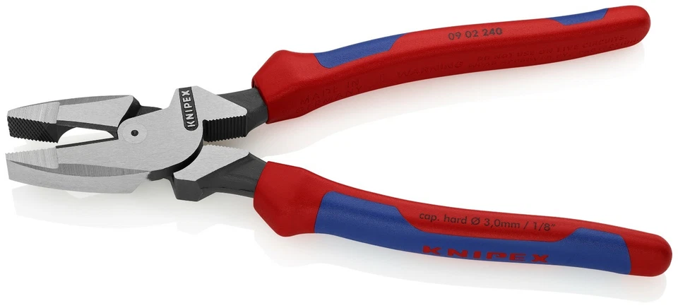 Knipex High Leverage Lineman's Pliers 9.5" 09 02 240 - Image 3 of 3