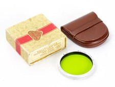 Rolleiflex Light GREEN Filter Bay 3 RIII Bayonett 3 R3 for 2.8F 2.8E 2.8C No0467