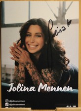 Jolina Mennen Orig Autogramm signiert Dschungelcamp 2023  IBES - AK