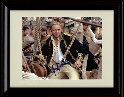 Unframed Master And Commander Autograph Promo Print - Russell Crowe
