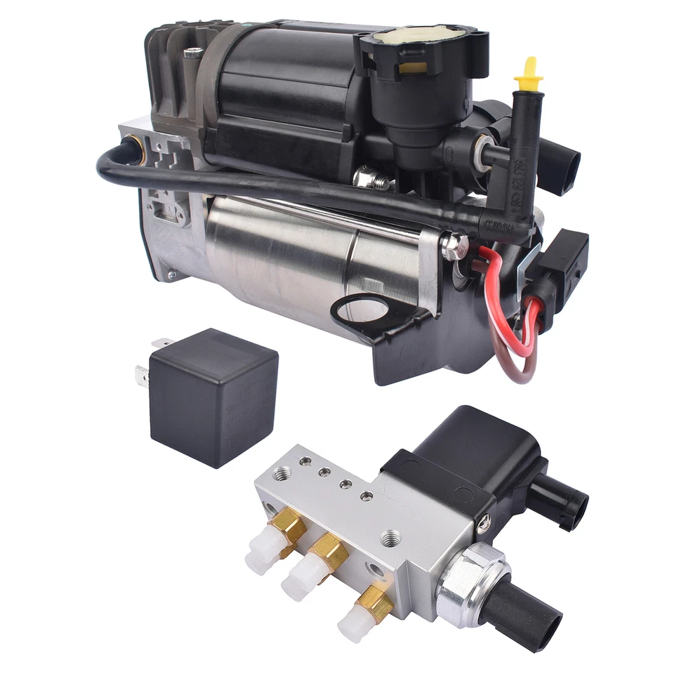 Luftfederung Kompressor mit Relais & Ventilblock Für Mercedes E-Klasse W211 S211 - Bild 4 von 4