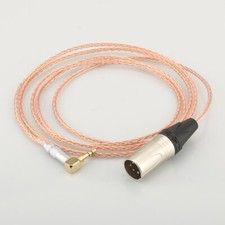 8 core OCC Copper 4pin XLR male Headphone Upgrade Cable for Fostex T60RP T20RP