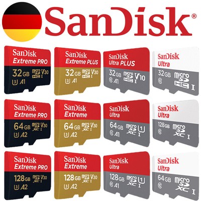 Sandisk Ultra Extreme PRO Micro SD Karte Speicherkarte 32GB 64GB 128GB 256GB