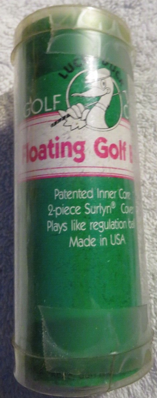 VintgaeGolf Club Lucky Duck Floating Golf Balls Tube of 3 Balls eBay