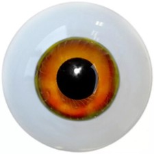  wamami 12mm Orange/Yellow Glass Eyes Eyeball BJD Doll Dollfie Reborn Crafts