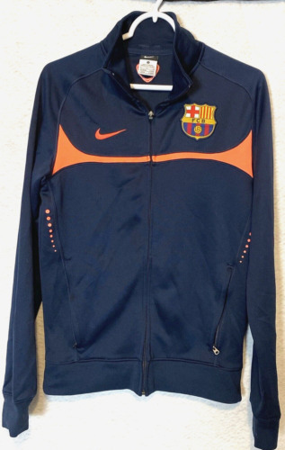 Nike FCB Barcelona Embroidered Full Zip Jacket Siz