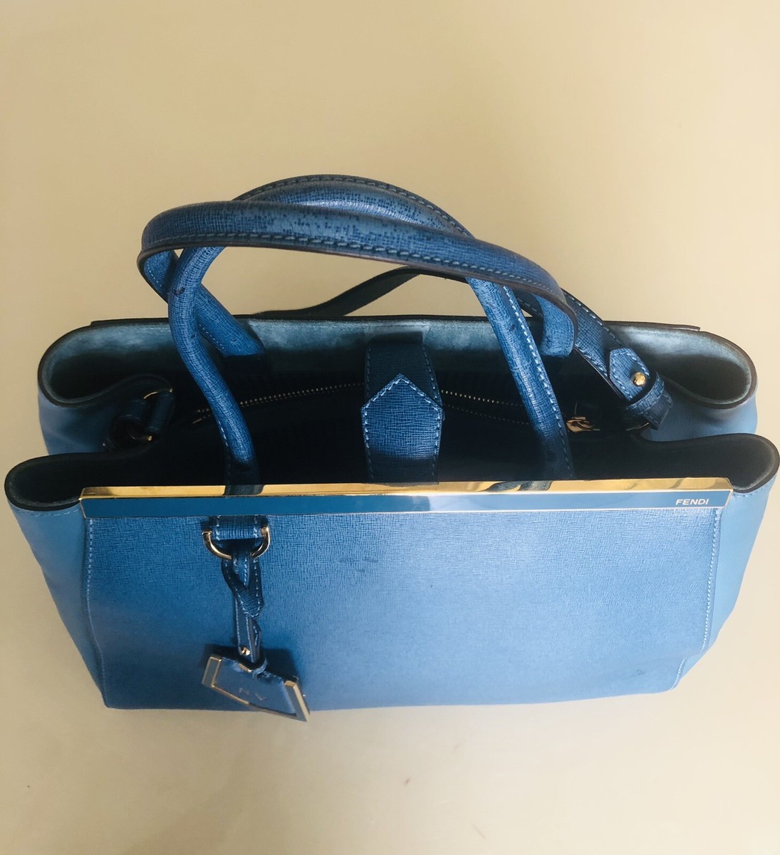 トートバッグ FENDI TOTES BLUE Fendi - X-Tote canvas bag blue - The Corner