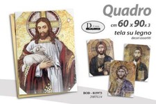 QUADRO MODERNO TELA SU LEGNO 60*90*3 CM VARI DECORI RELIGIOSI BOD-815973