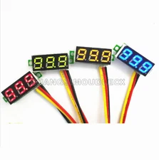 0.28" Red LED DC 0-100V 3Wires Digital Voltmeter Display Voltage Panel Meter