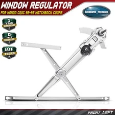 Manual Window Regulator for Honda Civic 1992 1993 1994 1995 2 Door Front Left LH