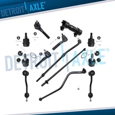 Front Tie Rod Drag Link Track Sway Bar Ball Joint for 1997 - 2006 Jeep Wrangler