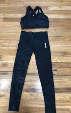 2pc Set Gymshark Adapt animal  Pants XS Extra Bra S Small High Waist  Leggings