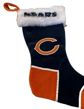 Chicago Bears Football Christmas Holiday Stocking 13”