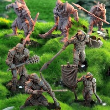 Assault Orc Squad 8 Figures - 28mm MESBG LoTR Wargames Collectors