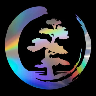 2PCS Tree Of Life Zen Circle Buddhism Yoga Car Bumper Wall Laptop Sticker Decal - Photo 1/4