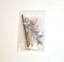 Majestic Jr Rollerball Fountain Tip Pen Kit Rhodium Black Titanium Fast Shipping