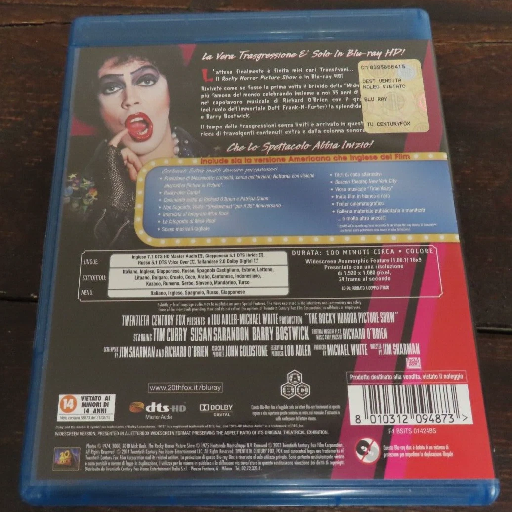  The rocky horror picture show [Import italien