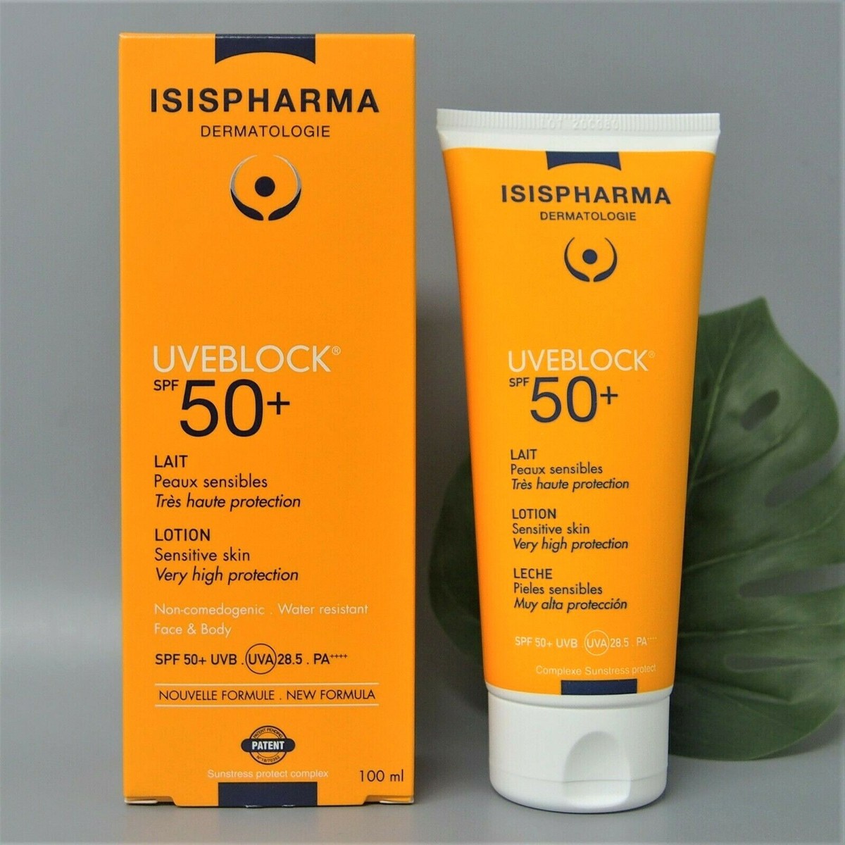 Lotion* Isispharma UVEblock SPF50 Lotion 100ml / 3.3oz EXP 03/2041 
