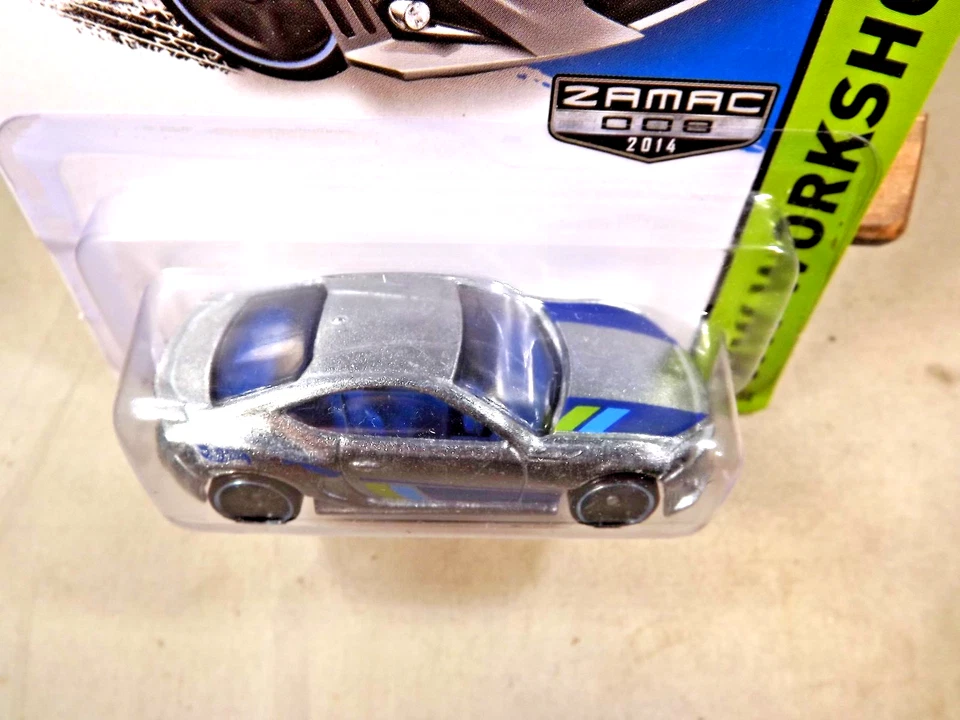 2014 Hot Wheels Walmart No8 Zamac No227 HW Workshop тогда и сейчас SCION FR-S Zamac - Изображение 3 из 4