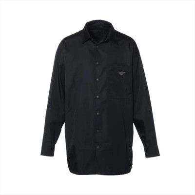 【PRADA】最新作★Triangle Logo オーバーサイズ シャツコート s-l400.jpg
