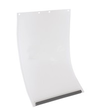 Best Pet Flap Medium Non PVC 8 1/8" x 12 7/8", Clear Frosted