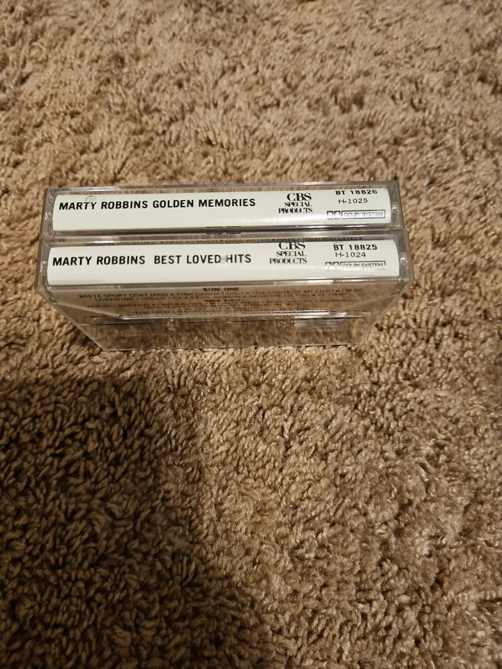 Marty Robbins Cassette Tape Lot Golden Memories Best Loved Hits Sealed Foto 3 de 3