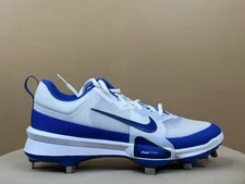 Nike Force Zoom Trout 9 White Royal Cleats FB2907-101 Men's 14