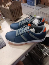 New Etonic Golf G-SOK 5.0 Shoes Navy/White/Orange Size 7.5M