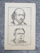 Intuition - Phrenology - Antique Print - 1889