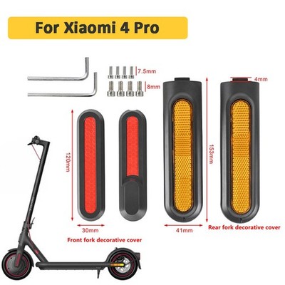 Front Rear Wheel Cover Hub Cap Protective Shell for Xiaomi 4 Pro E-Scooter Parts