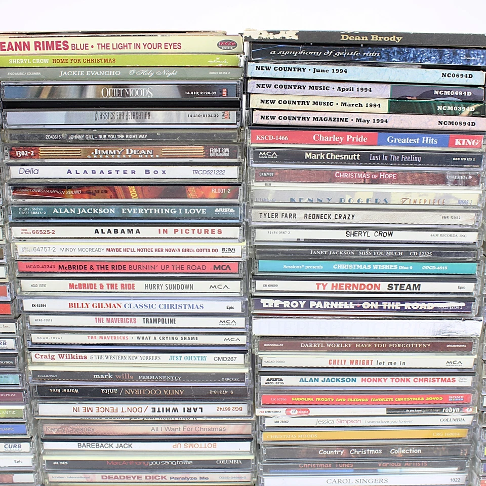 Lot of 125 Rock Hip-Hop Country Pop Music CDs Tim McGraw Elton John Zhane — 第 4/4 张图片