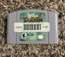 Disney's Tarzan (Nintendo 64, 2000) N64 Cartridge  Authentic & Tested!