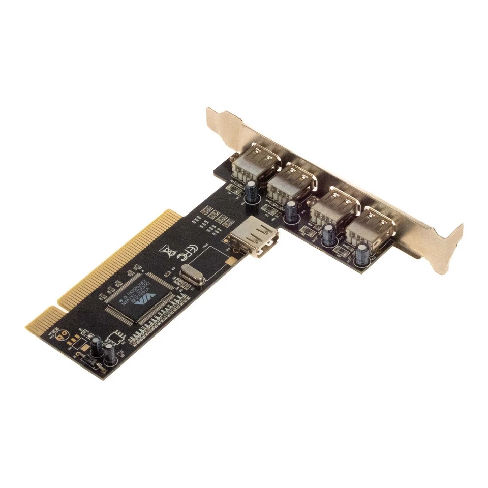 VIA VT6212L 4+1 Ports USB 2.0 Host Controller PCI Card - Image 3 of 3