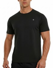 Workout Shirts for Men Quick Dry Workout T-Shirts Summer Short Sleeve Running...