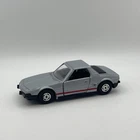 Vintage Corgi Toys 314 Fiat X1/9 Silver Diecast Car 1:36 Scale 1970s Britain D6
