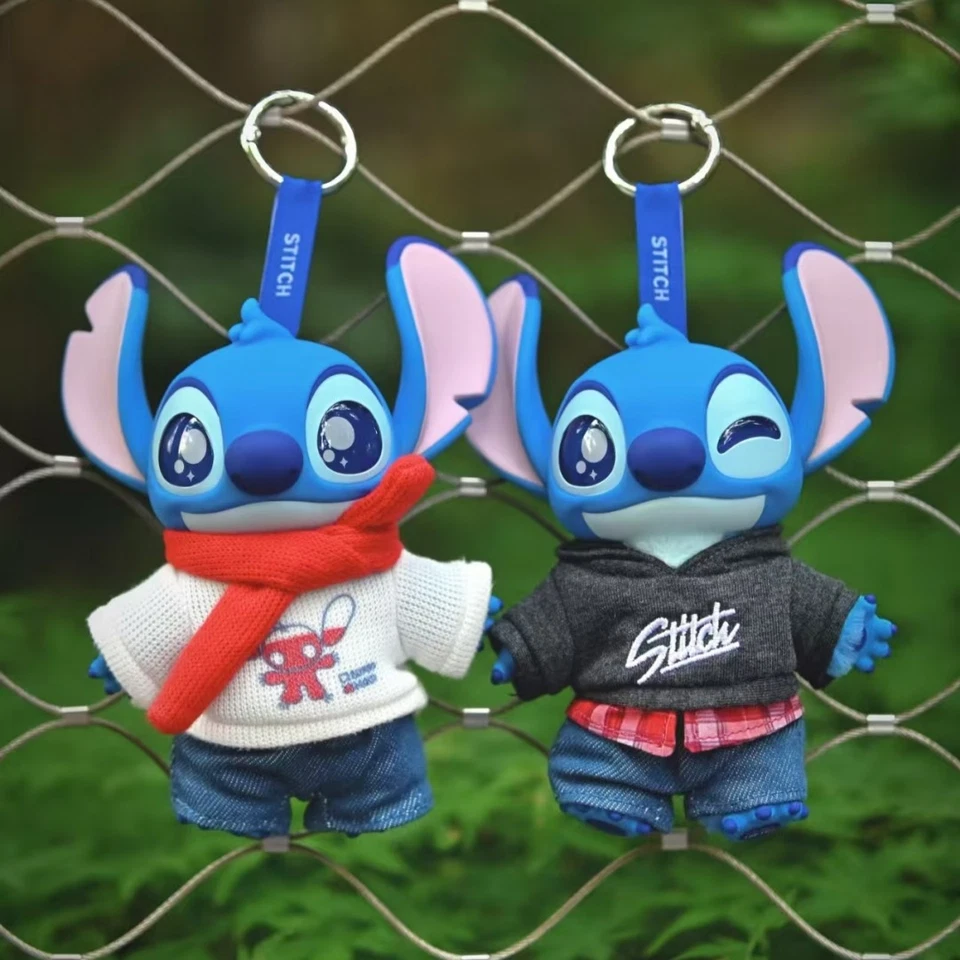 TOPTOY Stitch Dress Up Show Series Plush Pendant Toy Confirmed Blind Box Figure - Image 3 of 4