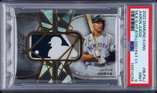Aaron Judge Topps Diamond Logoman 1/1 , Yankees Game Used PSA 9