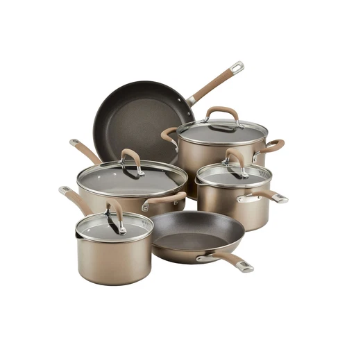 Circulon Premier Professional 10-Pc. Cookware Set - BRONZE ONE SIZE