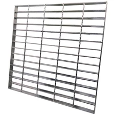 DuuMuut Galvanized Steel Drain Grate, 18x18 Outdoor Cover, B125 Class Channel ,